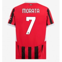 Camisa de time de futebol AC Milan Alvaro Morata #7 Replicas 1º Equipamento 2024-25 Manga Curta